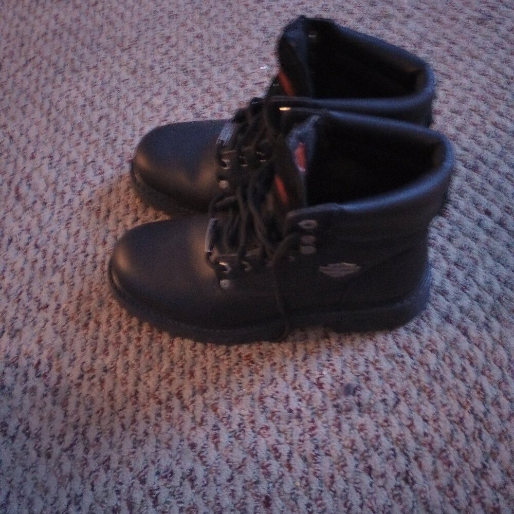 Mens Harley Davidson steel toe boots